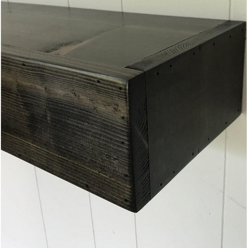 Three Posts™ Elin Pine Solid Wood Floating Shelf & Reviews Wayfair